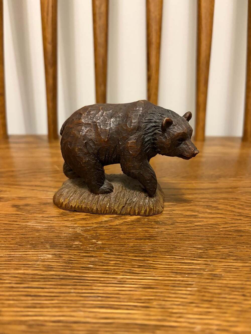 Big Sky Carvers Grizzly Bear Figurine Hand Carved Wood Look